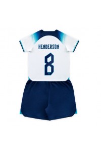 England Jordan Henderson #8 Babyklær Hjemme Fotballdrakt til barn VM 2022 Korte ermer (+ Korte bukser)